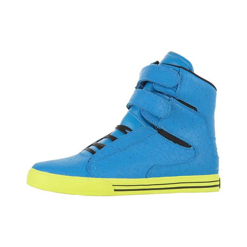 Buty Supra TK SOCIETY - Sneakersy Wysokie Damskie - Niebieskie (FRUL-04357)